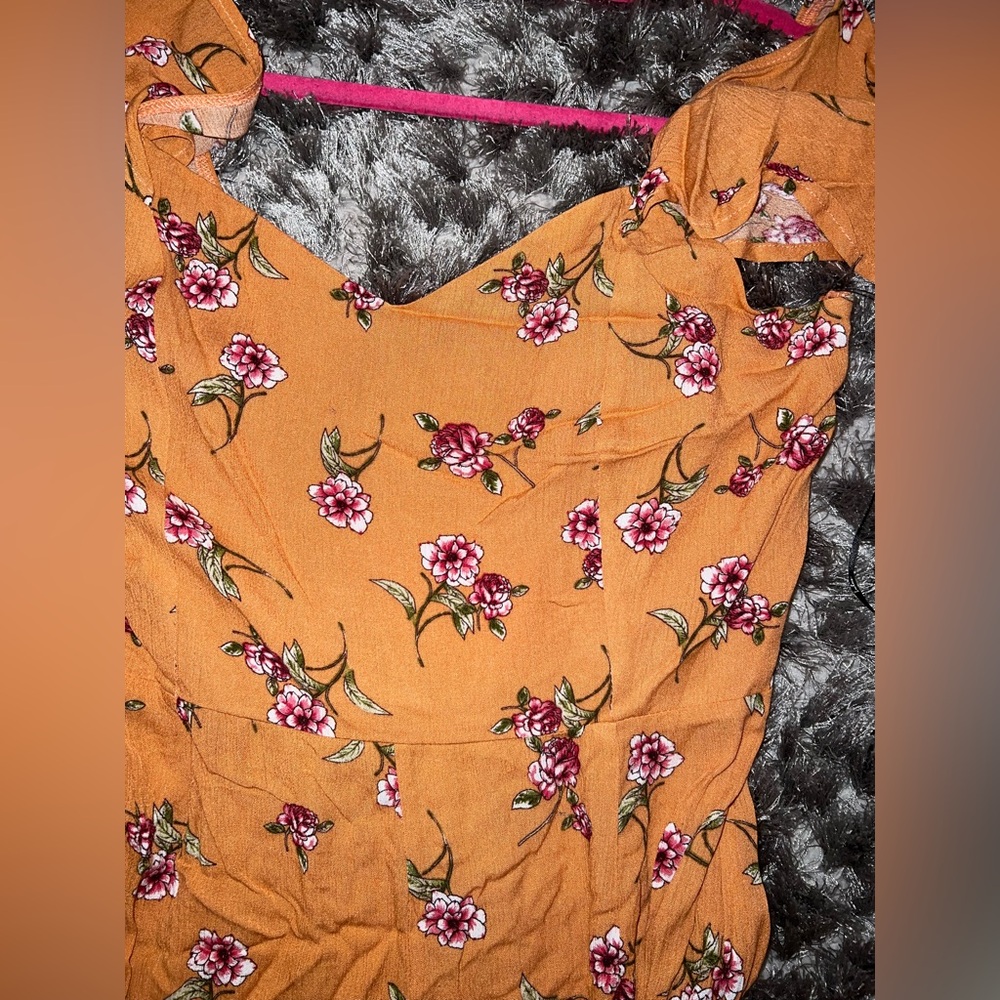 Lulus Floral Orange Jumpsuit - Picture 8 of 11